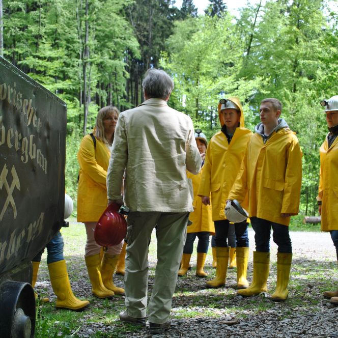 Bergwerksführung am Goldbergwerk in Korbach-Goldhausen