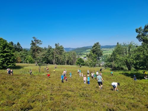 Aktion der Naturparkschule am Kahlen Pön